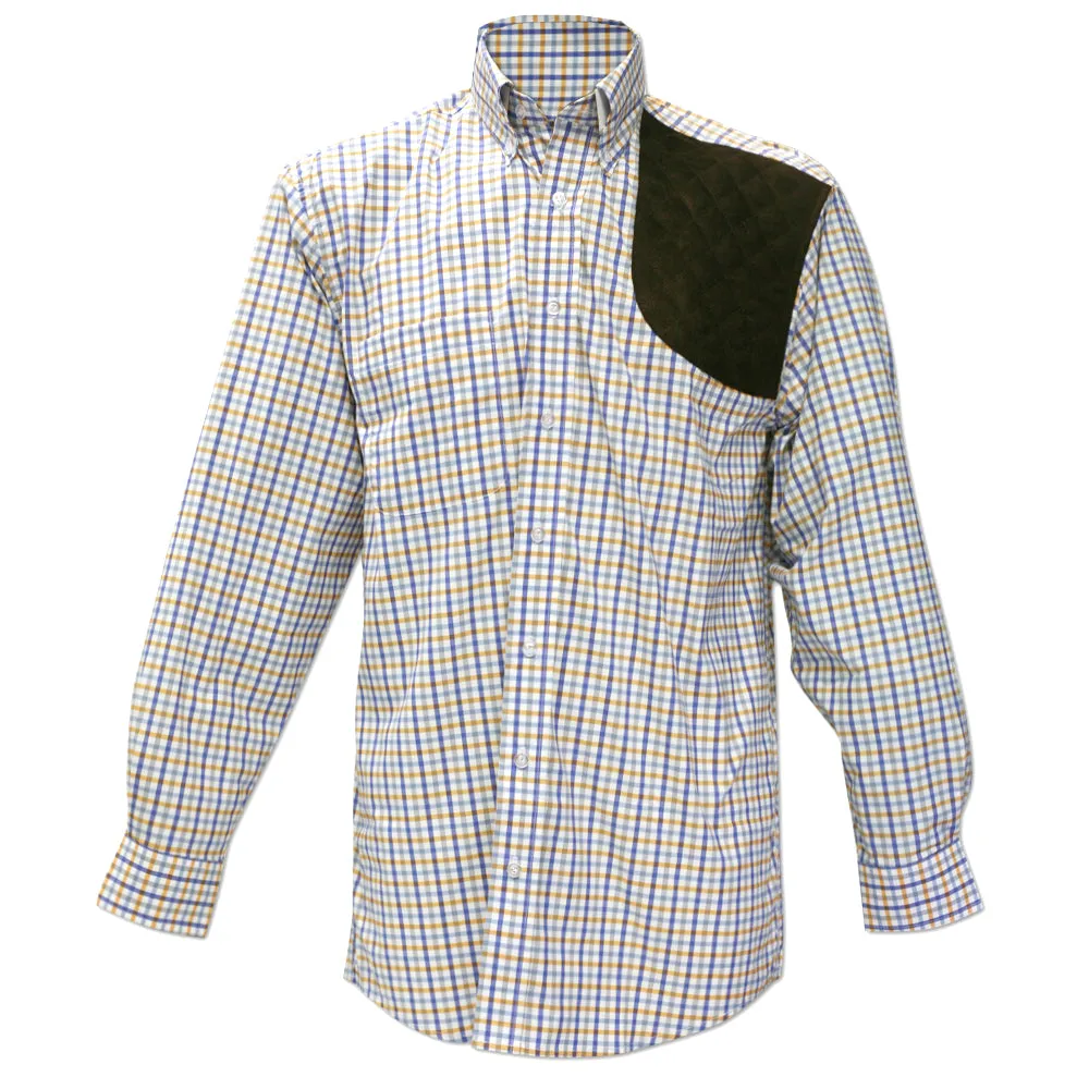 Kevin's Performance Orange/Blue Plaid Left Hand Shooting Shirt